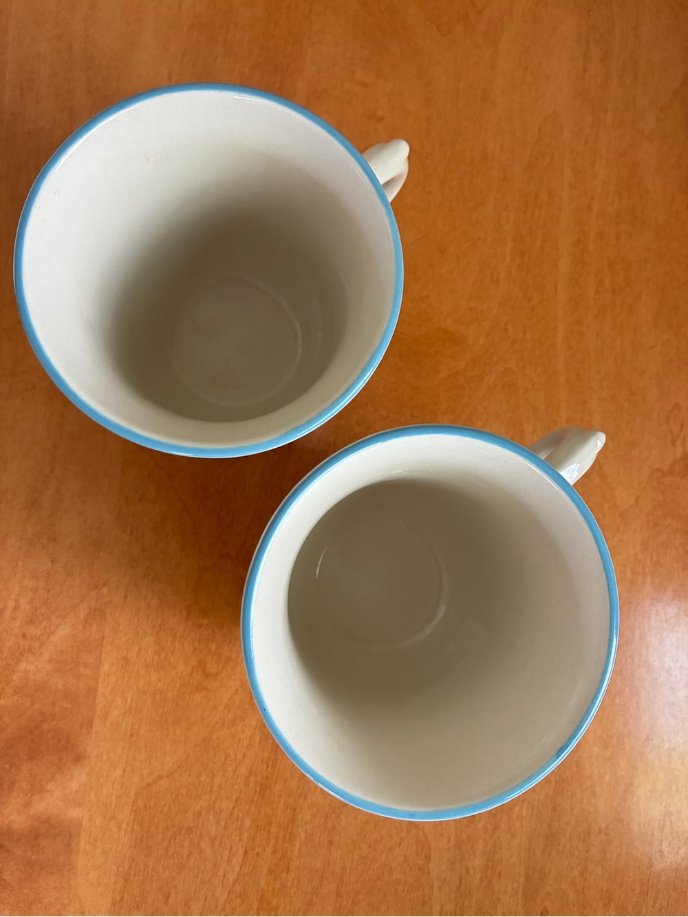 Blue Bow Goose Mug Set of 2: Country Kitchen Cottagecore: Aunt Rhody - Picture 4 of 9